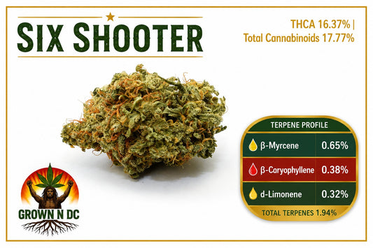 Six Shooter THC 17.02%